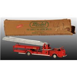 Pressed Steel Model Doepke Aerial Ladder Truck OB
