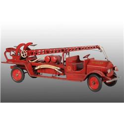 Pressed Steel Sturditoy American Water Truck.