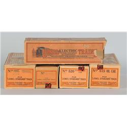 Lionel Standard Gauge Train Boxes.