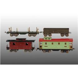 Lot of 4: Lionel Standard Gauge Freight Cars.