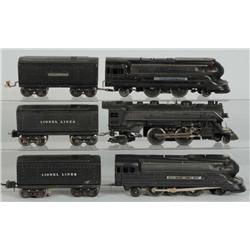 Lot of 3: Lionel O-Gauge Steam Locomotives.