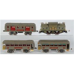 Lionel No. 10E Standard Gauge Passenger Set.