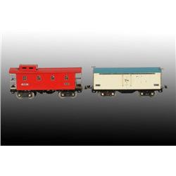 Lot of 2: Lionel Standard Gauge Freight Cars.