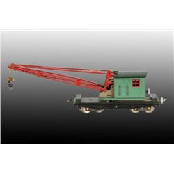 Lionel No. 219 Standard Gauge Crane Car.