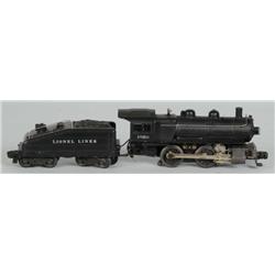 Lionel O-Gauge Locomotive & Tender.