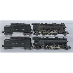 Lot of 2: Lionel O-Gauge Steam Locomotives.