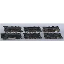 Lot of 6: Lionel O-Gauge Steam Locomotives.
