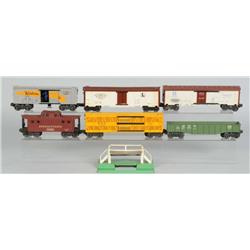 Lot of 6: Lionel O-Gauge Rolling Stock.