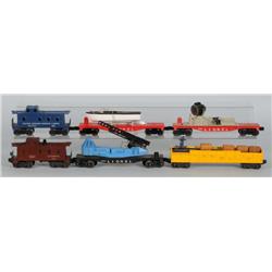 Lot of 6: Lionel O-Gauge Freight Cars.