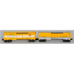 Lot of 2: Lionel No.6464 O-Gauge Boxcars.