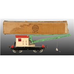 Lionel No. 219 Standard Gauge Crane Car.