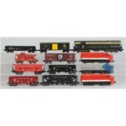 Lot of 12: Lionel Train Cars.
