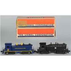 Lot of 2: Lionel O-Gauge Diesel Switchers in OB