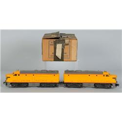 Lionel 2-Piece No. 2023 Union Pacific Alco Units.