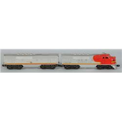 Lot of 2: Lionel No. 2243 Santa Fe F3 AB Diesel.