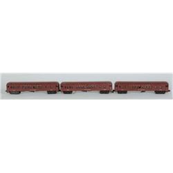Lot of 3: Lionel O-Gauge Irvington Passenger Cars.