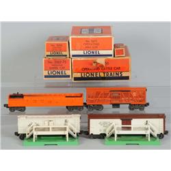 Lot of 4: Lionel Freight Cars in OB
