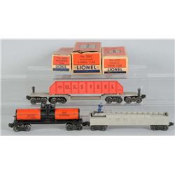 Lot of 3: Lionel O-Gauge Freight Cars in OB