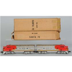 Lot of 2: Lionel O-Gauge Santa Fe Units in OB