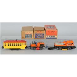 Lot of 3: Lionel Motorized Units in OB