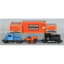 Lot of 3: Lionel Motorized Units in OB