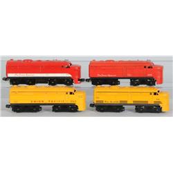Lot of 4: Lionel Diesel Engines.