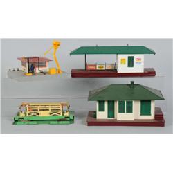 Lot of 4: Lionel Railroad Accessories.