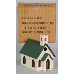 American Flyer No. 166 S-Gauge Church in OB