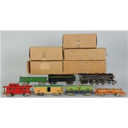 American Flyer No.1580 Hudson Loco; Tender & Cars