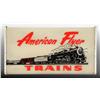 Image 1 : American Flyer Lighted Train Sign.
