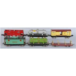 Lot of 10: Lionel O-Gauge Freight Cars.