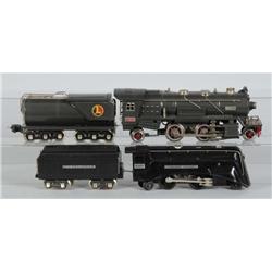 Lot of 2: Lionel O-Gauge Steam Locomotives.