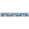 Image 1 : Lot of 3: Lionel Baby Blue Comet Passenger Cars.