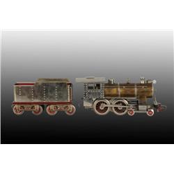 Early Lionel Brass No. 7 Engine & Tender.