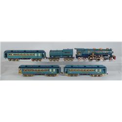 5-Piece Lionel Blue Comet Passenger Set.