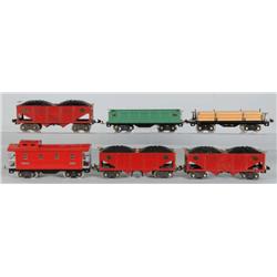 Lot of 6: Lionel 500 Series Freight Cars.