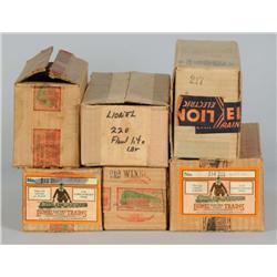 Lot of 6: Lionel Standard Gauge Boxes.