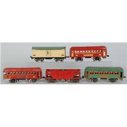 Lot of 7: Lionel Freight & Passenger Cars.