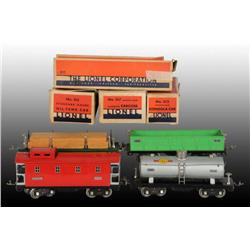 Lot of 4: Lionel Nickel 500 Series Freight Cars OB