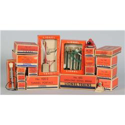 Lot of Lionel Accessories & Boxes.