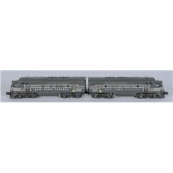 Pair of Lionel 2344 O-Gauge Screen-Top F3 Diesels.