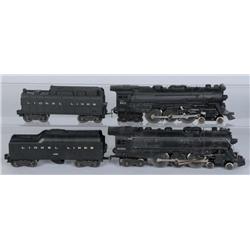 Lot of 2: Lionel O-Gauge Train Steam Locomotives.