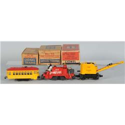 Lot of 3: Lionel Motorized Units in OB