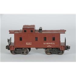 Lionel No. 6557 O-Gauge Smoking Caboose.