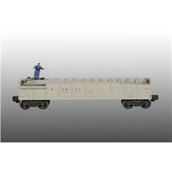 Lionel No. 3562/25 O-Gauge Barrel Car.