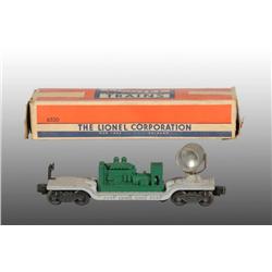 Lionel No. 6520 Generator Searchlight Car in OB