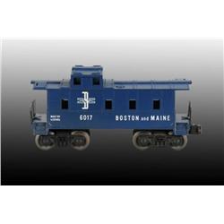 Lionel No. 6017 O-Gauge Boston & Maine Caboose.
