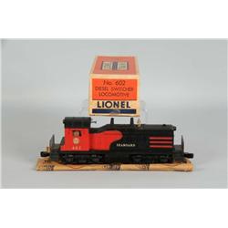 Lionel No602 Seaboard Diesel Switcher with Horn OB