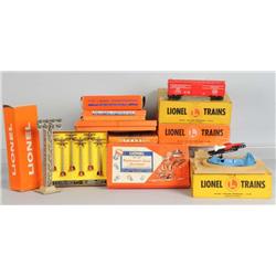 Lot of 9: Lionel Accessories in OB