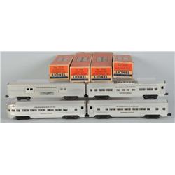 Lot of 4: Lionel O-Gauge Passenger Cars OB